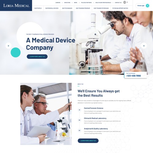 This website is Loria Pharma