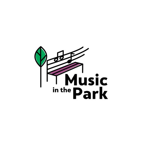 simple logo for music
