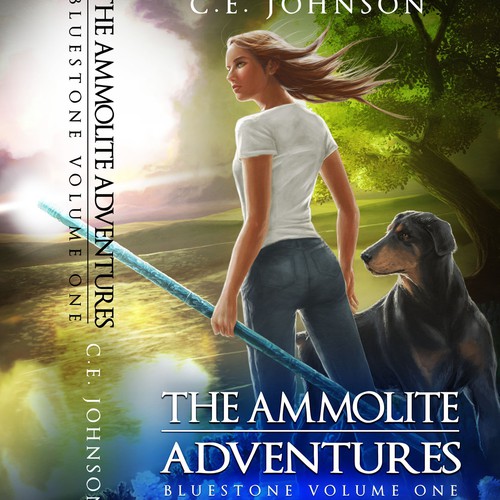 Book Cover Design and Artwork for The Ammolite Adventures (CE Johnson)