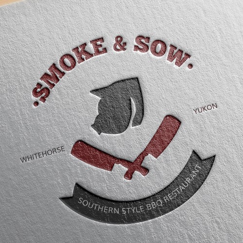 Smoke & sow logo design