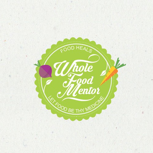 Whole Food Mentor Logo Design