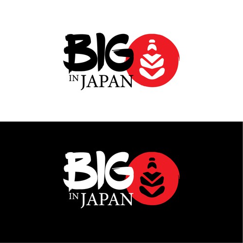 modern and elegant logo for Big in Japan