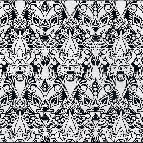 pattern with logo