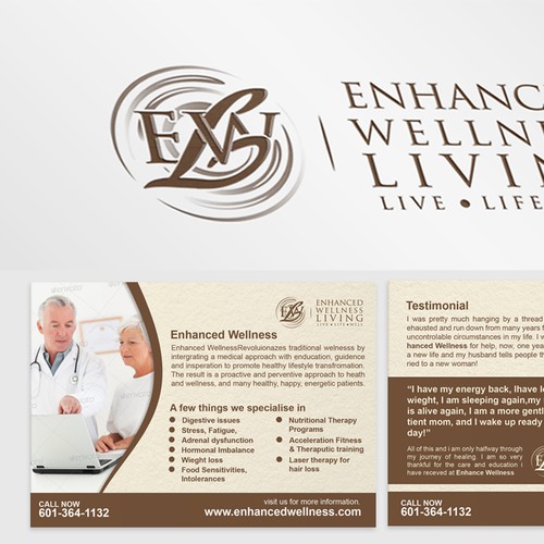 Enhanced Wellness Living post card