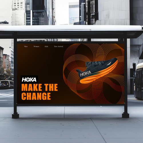 Hoke shoes Web Banner Design