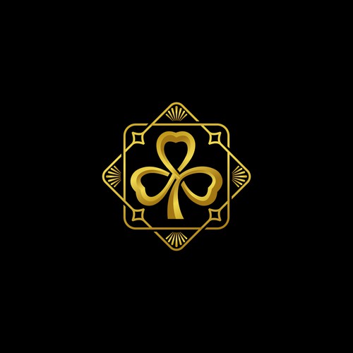 Elegant Shamrock Logo for Pub