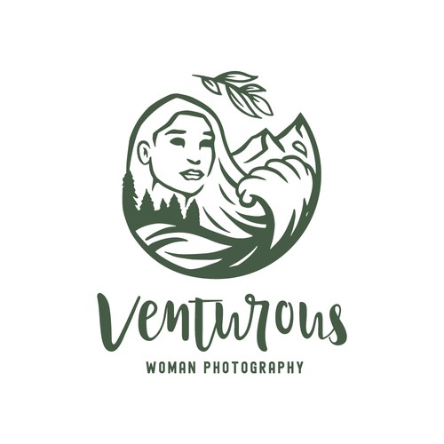 beautiful nature photography logo