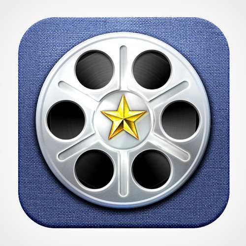 Movie-centric iOS App Icon