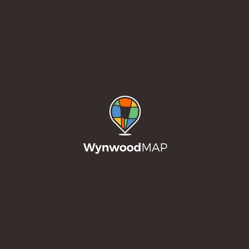 Wynwood Map logo concept