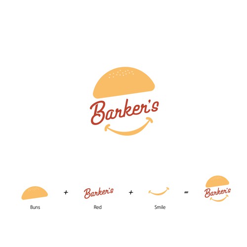 Barker's Burger logo concept