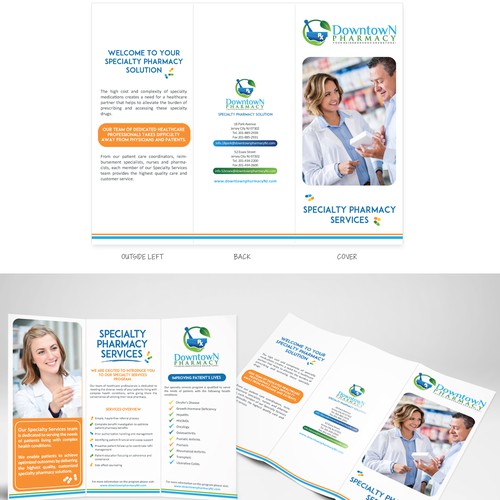 Trifold brochure for your hometown pharmacy