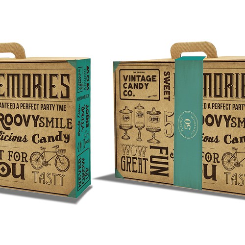 vintage box as a present for people from 50 yrs old