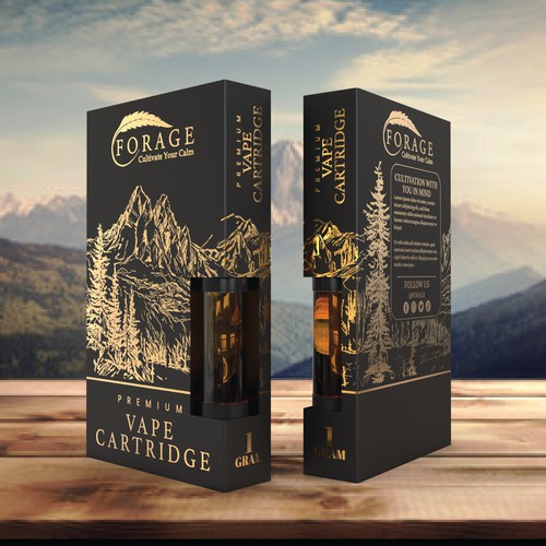 FORAGE CANNABIS VAPE PACKAGING