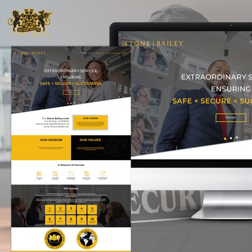 Web design for Stone Bailey