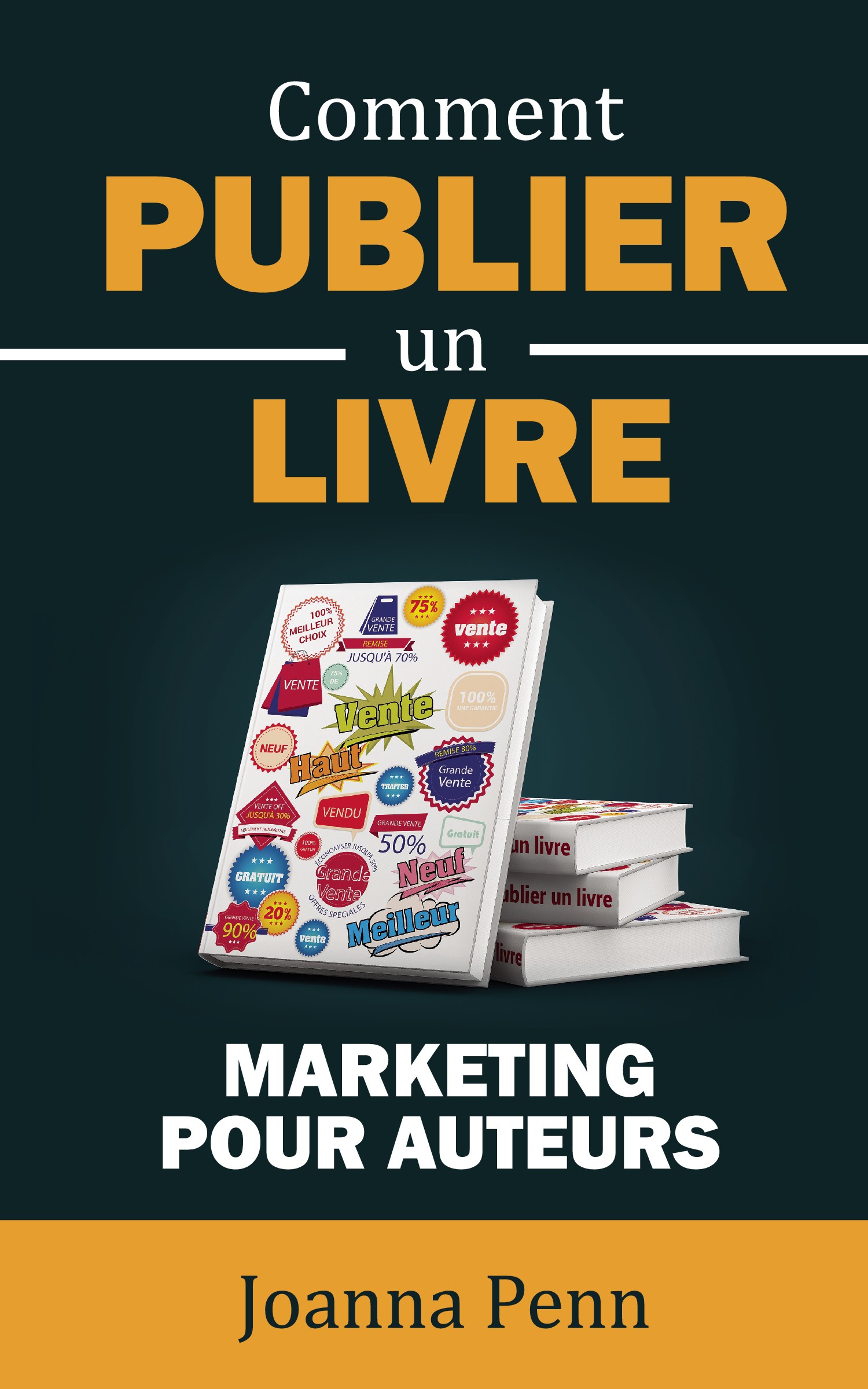 Cover design in french for "How to Market a Book"