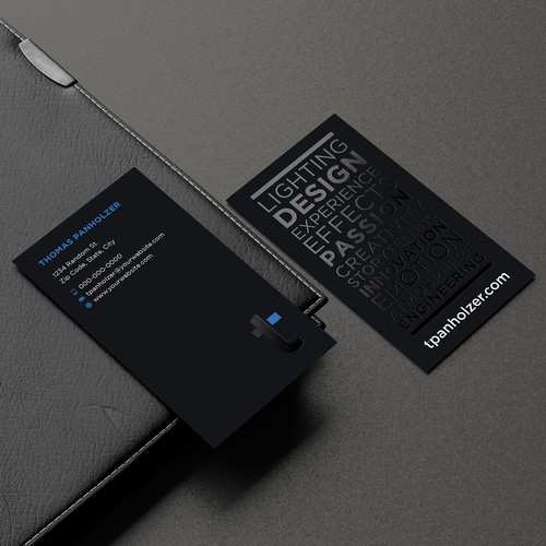 Bold and elegant business card