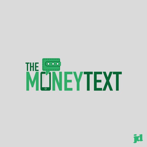 Logo for a text message giveaway game