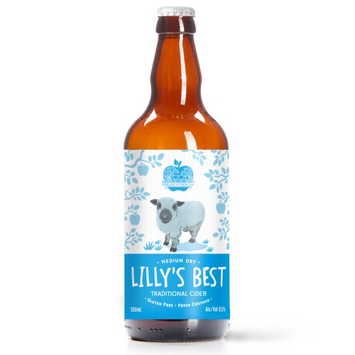 Cider Label Design - Lilly's Best