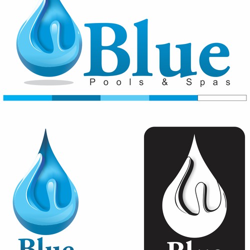 Create an eye catching logo for a new swimming pool company