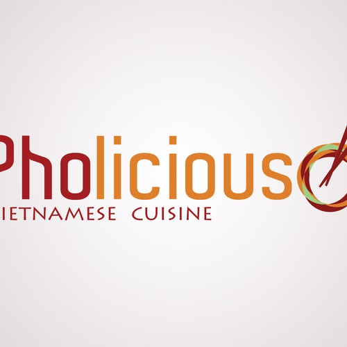 Create a logo for "Pholicious" - a Vietnamese fast food restaurant