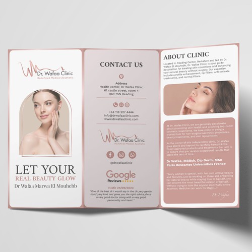 Flyer?Brochure Design For Dr. Wafaa Clinic