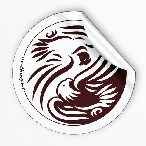Eagle-Condor (yin-yang) Travel Sticker