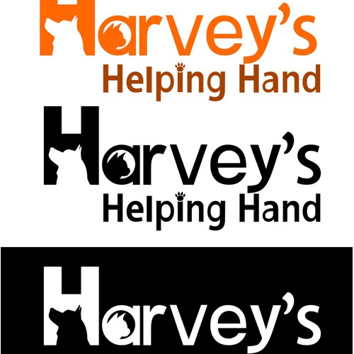 logo concept for Harvey's Helping Hand