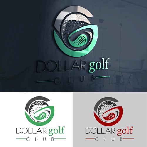 Dollar golf logo