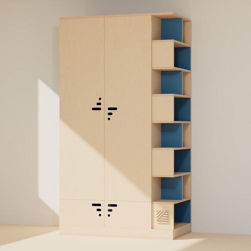 3d Birchwood Closet