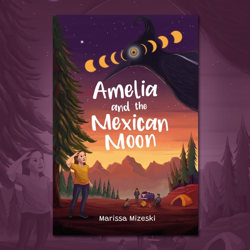 book cover amelia and the mexican moon