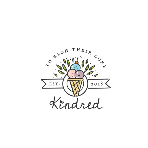 Logo for Kindred Ice Cream