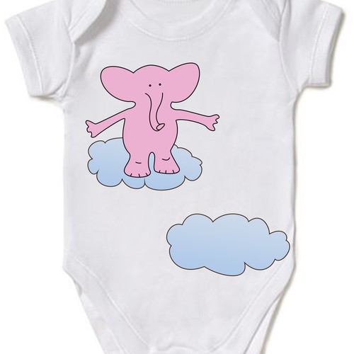 Body suit design for 6 - 12 months old baby girl