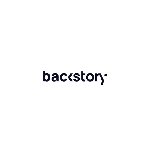 backstory minimal logo concept