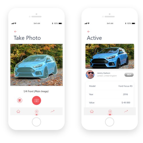 Car Trading App Concept