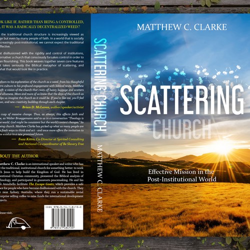 Book Cover Design For Scattering Church