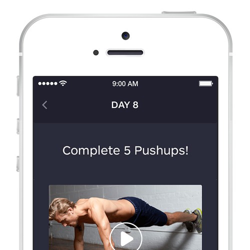 Sleek, clean, re-skinnable design needed for fitness apps!