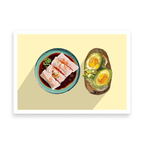 Food fusion Horizontal Yellow.