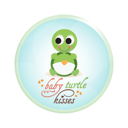 Baby turtle kisses