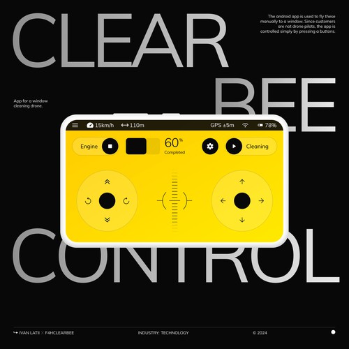 UI/UX Design for Drone Control App