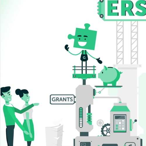 Illustration and animation for Erasmus University Rotterdam