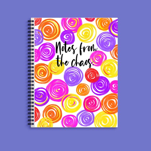 Planner cover design for stationery brand.