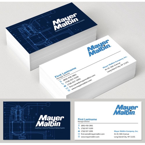 Create the next business card for Mayer Malbin Company, Inc.