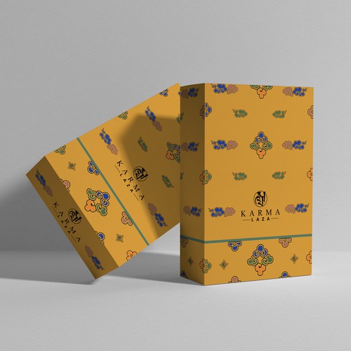 packaging design for Karma Laza