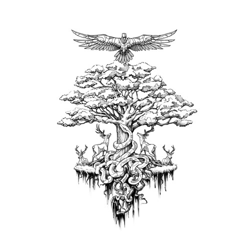 Yggdrasil Tree tattoo