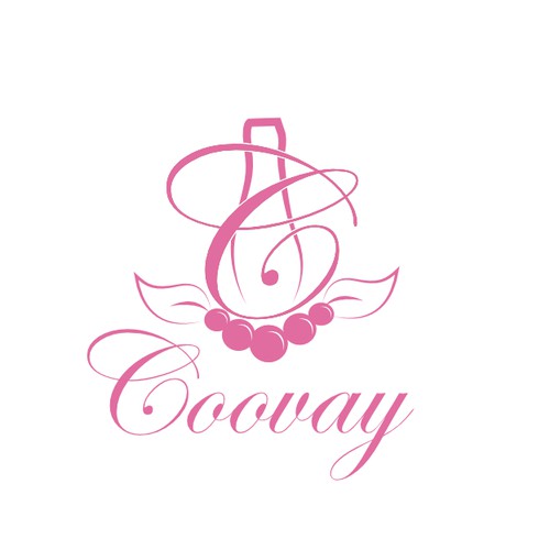 Coovay Wine Bottle Logo Design