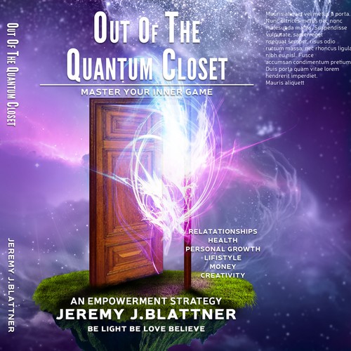 Book cover design for Quantum Closet 