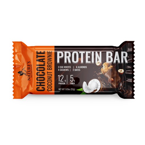 Protein bar label Design
