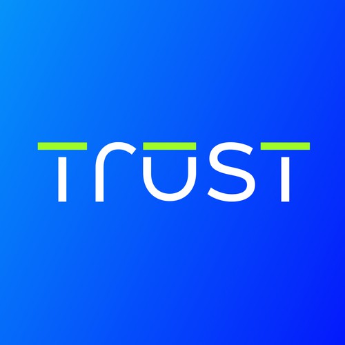 Geometric wordmark