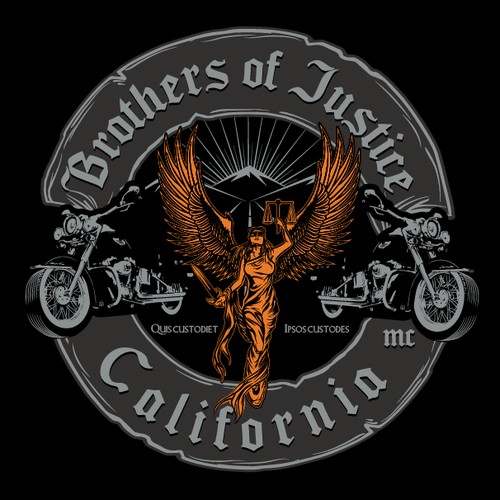 Design a cool patch for a motorcycle club