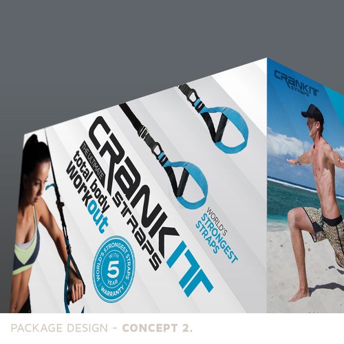 Crankit Straps - Package design